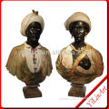 Hand Carved Marble Black Bust Statue YL-T125